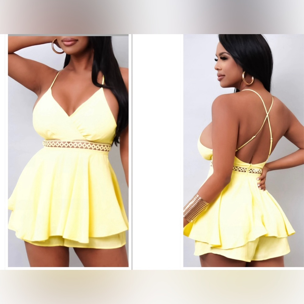 Sexy short romper set